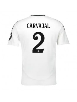 Real Madrid Daniel Carvajal #2 Domaci Dres 2024-25 Kratak Rukavima